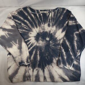 Anna Melani Knit Sweater Long Sleeve Tie Dye Made in Italy Women's M Medium READ